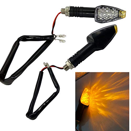 image for TORIBIO Universal Motorcycle Motorbike LED Turn Signal Lights Blinker 