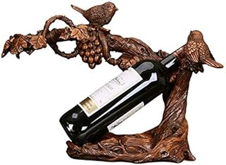 ZouYongKang Kreatywny stojak na wino, europejski styl szafki wino dekoracje, szafka wina Uchwyt do butelek wina domowe wyposażenie domu stojaki na wino, dwie szklanki na jedną butelkę wina
