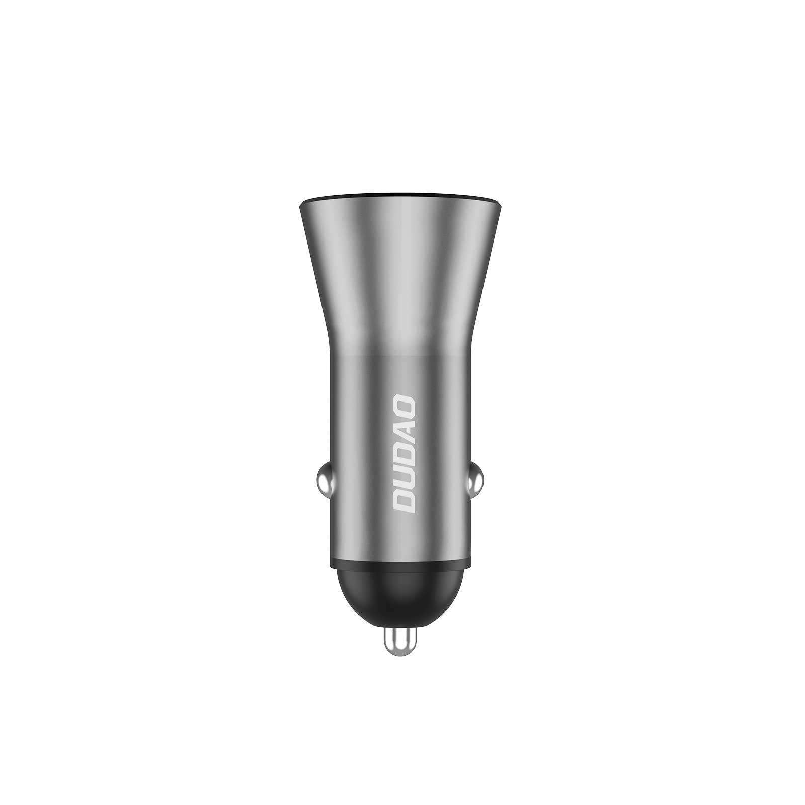DUDAO R4MAX Premium Metal Body 45W Super Fast Car Charger with Dual Port USB-C PD+USB QC Qualcomm 4.0 Compatible with iPhone/Galaxy S24, Oppo, vivo, one+, Pixel, Mi All Devices (Grey) (B09QD15Q7Q) Amazon Price History, Amazon Price Tracker