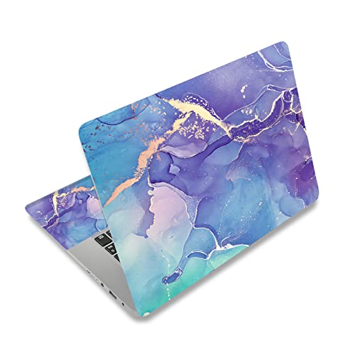 Laptop Stickers Decal,12 13 14 15 15.6 inches Netbook Laptop Skin Sticker Reusable Protector Cover Case for Hp Samsung Dell Apple Acer Leonovo Sony Asus Notebook (Purple Marble)