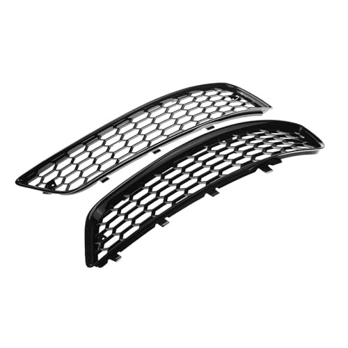 Rejilla de antiniebla negra brillante para Audi A3 8P con rejilla hexagonal estilo panal