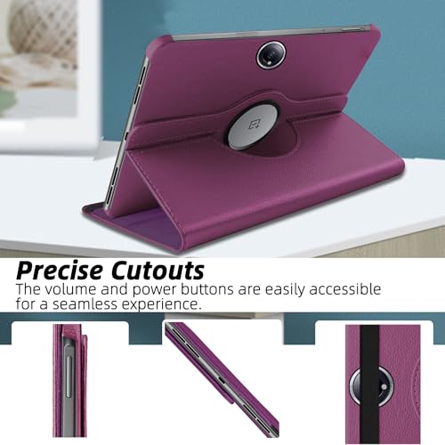 Image of TGK 360 Rotatable Smart Flip Case Cover for OnePlus Pad 2 12.1 inch Tablet (Purple)