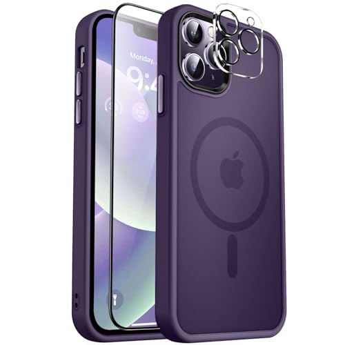 Image of MOCCA Magnetic Shockproof for iPhone 12 Pro Max Case,Deep Purple