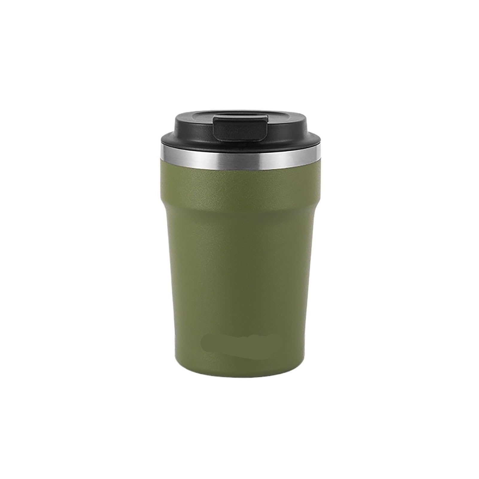 Tazze termiche portatili da 360 ml per caffè e acqua, in acciaio inox, con coperchio, per viaggi in auto, a prova di perdite (verde)
