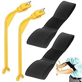 【Material de alta calidad】El swing de golf está hecho de ABS y nailon. La ayuda para el entrenamiento de golf está hecha de material de tejido de punto elástico, que es fuerte y duradero. Esta es la mejor herramienta para ayudarte a aprender este deporte más rápido.