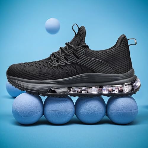 Image of Womens Slip On Walking Shoes Air Running Casual Fashion Tennis Sneakers Comfortable Non Slip Work Athletic Trainers