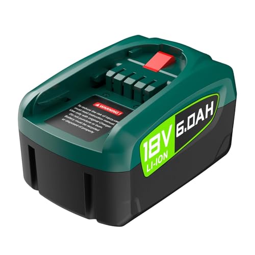 Batería de Repuesto de 6,0 A Compatible con Herramientas de Iones de Litio de 18 V Bosch | Batería Recargable 18650 de Alta Capacidad for Herramientas eléctricas de hogar y jardín(6.0AH)