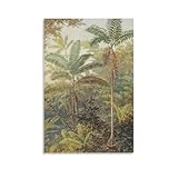 【Un cadeau créatif】 : magazine tropical rétro vert jungle verdure vintage pour la famille, les amis, le père, la mère, les grands-parents, les enseignants, le patron, la petite amie, le petit ami, comme cadeau d'anniversaire, de fête, de mariage, de Saint-Valentin, de lune de miel, d'anniversaire de mariage, de fête des pères, de fête des mères, Halloween, Thanksgiving, Noël, Nouvel An...