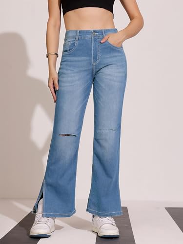 Image of Dolce Crudo High Rise Bootcut Jeans for Women