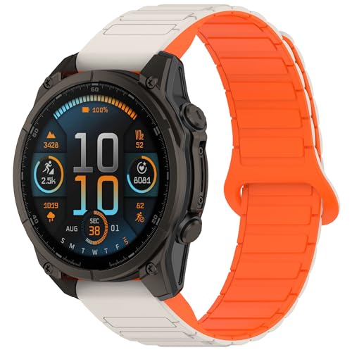 AISPORTS Garmin Enduro 3/2/1�p�o���h �V���R�� 26mm �N�C�b�N�t�B�b�g �r���v�o���h �\�t�g�X�|�[�c���X�g�o���h �u���X���b�g�����p�o���h Garmin Fenix 8 51mm/7X/7X Pro/6X/6X Pro/5X