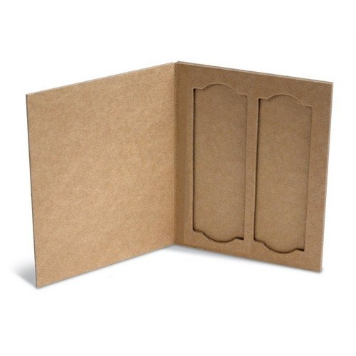 Heathrow Scientific HS9904, 2-Place Cardboard Slide Holder (7 Packs of 36 pcs)