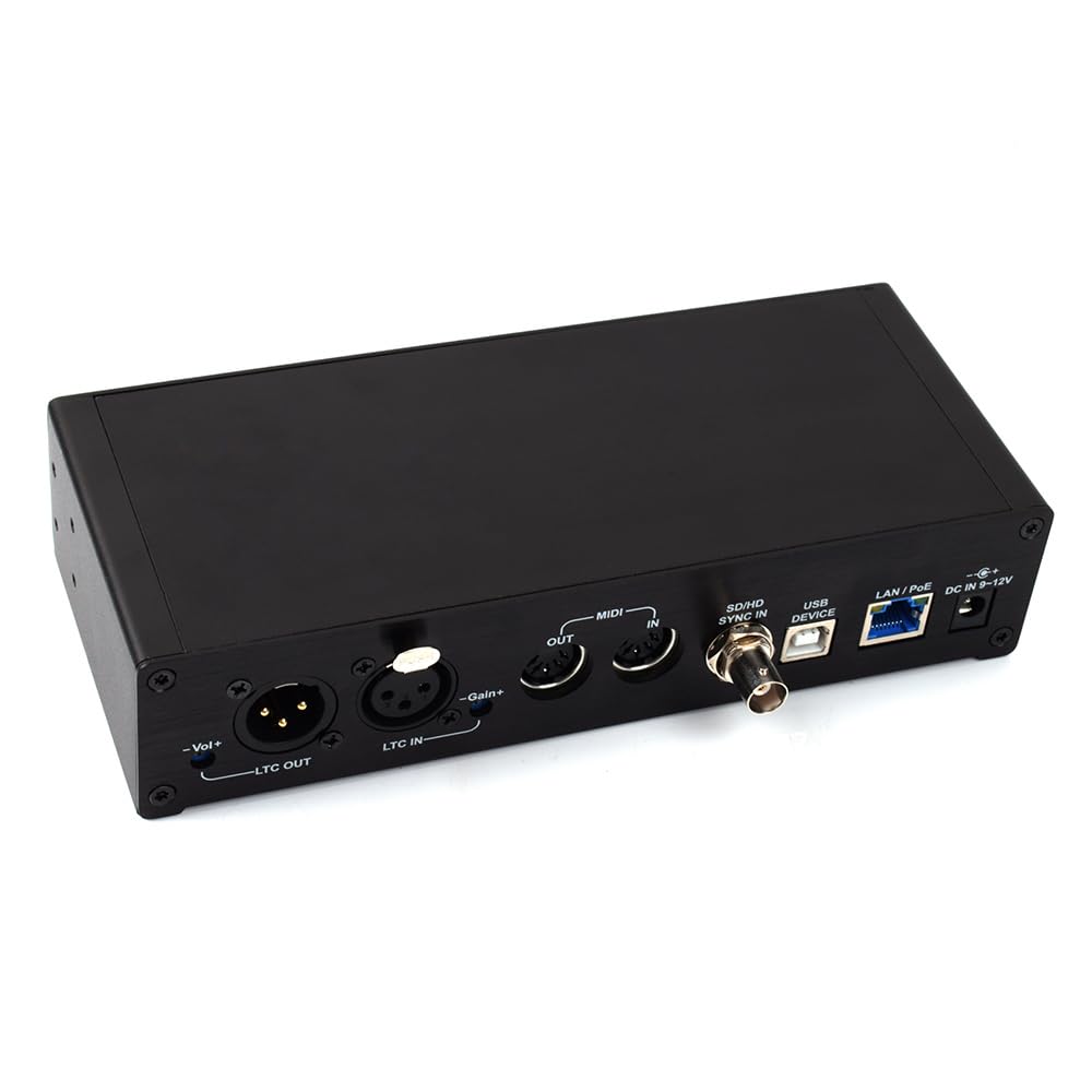 Timecode Center MTC-30 Supporta Lettore Timecode Generatore Convertitore SMPTE LTC ArtTimeCode RTP-MIDI MMC PoE (MTC-30)