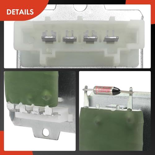 Image of A-Premium Front HVAC Blower Motor Resistor Compatible with Volkswagen | for Passat 1995-2005, Jetta 1993-1998, Cabrio 1995-1999, Golf 1993-1994