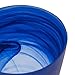 A&B Home Blue Glass Vase - Large Flower Vase Home Office Décor, Kitchen Living Room Coffee Table Accent, 12