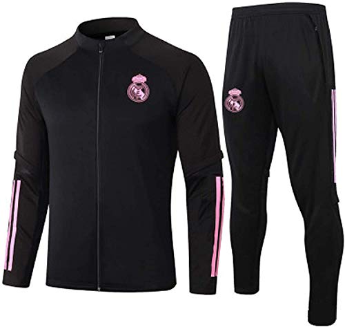 NZDY Combinaison D'Entraînement de Football Reǎl Mǎdrid Appeǎrance Maillot D'Entraînement de Football Pour Homme Veste de Survêtement À Manches Longues Pantalon, Sports de Plein Ai