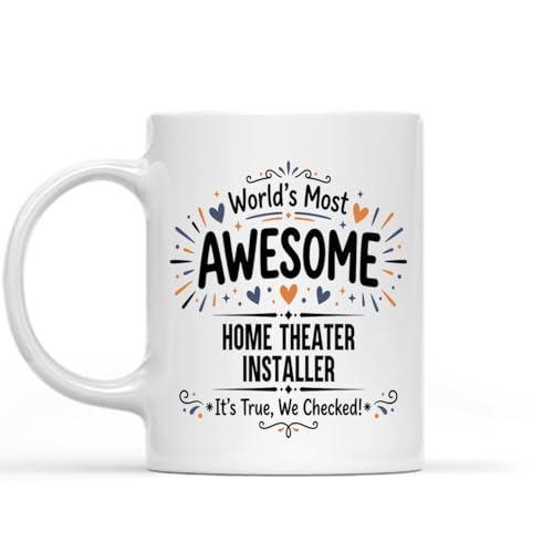 Funny Home Theater Installer Coffee Mug - World's Most