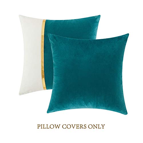 FDTERN Confezione da 2 Federe in Velluto