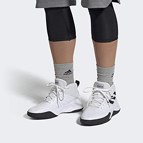 Tênis Adidas Own The Game Masculino - Branco e Preto
