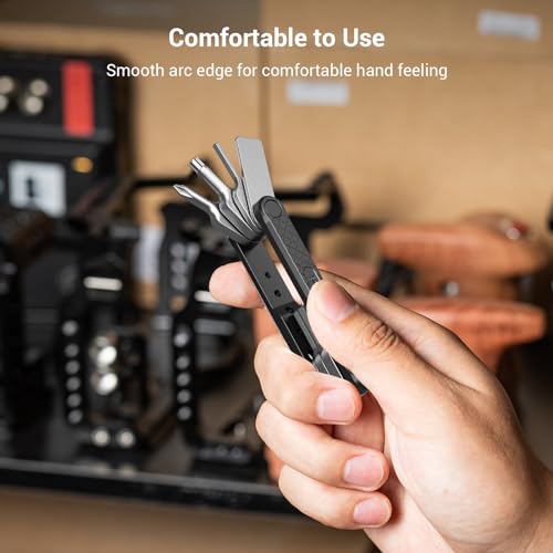 SMALLRIG Folding Tool Set with Screwdrivers Zestaw Składanych Narzędzi ze śrubokrętami i Kluczami Sześciokątnymi, w Zestawie Siedem Funkcjonalnych Narzędzi - 4681
