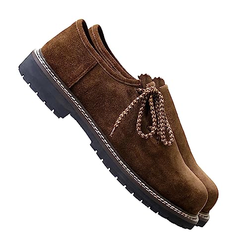 Bavarian Shoes Oktoberfest Costume German Boots Western Shoes Leather Shoes for Men Party Feetwear2