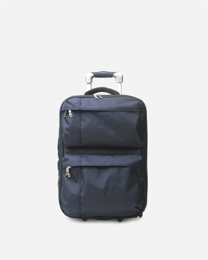 BIBA Valise de Voyage Type Trolley, Valise Meri G, poignée Trolley, Fermeture à glissière, Polyester + ABS