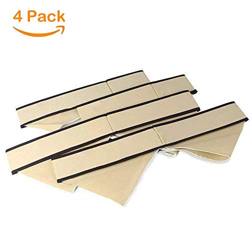 KEKECHAORAN Organisateur de Tiroir Pliable,Lot de 4 Organisateur de Tiroir Pliable Non-tissé pour sous-vètements, Soutien-Gorges, Chaussettes Boîte de Rangement à Compartiment Gain de Place