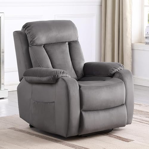 Sillón con función eléctrica de levantamiento cuero eléctrico miniatura 1