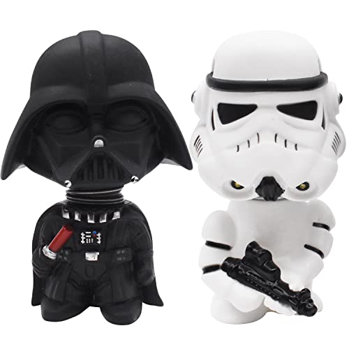 Handgemachter Wackelmann Holzfigur - Lustige Auto Deko Für Armaturenbrett