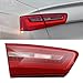 BIXIBIN LED Tail Light Assembly for Audi A6 C7 2010-2016, Inner Taillight Red Housing, Clear Lens, Brake Rear Lamp, 4G5945094A, 4GD 945 094 (Left Driver + Right Passenger Side)