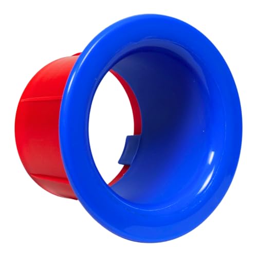 MMBM Stretch Wrap Hand Saver Handle, 1 Pair, Resuable, Dark Blue, for 3 Inch Core Stretch Wrap Film Rolls
