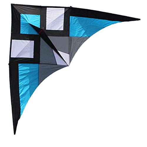 TX GIRL 3m Goods Power Triangle Kite with Handle and String Good Flying (Color : Blue)