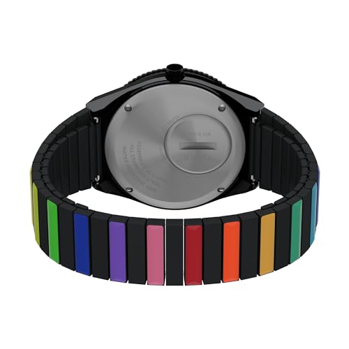Image of TIMEX Diver Inspired Analog Watch for Women with Black Round Dial & Black Stainless Steel Bracelet Band Water Resistant Women's Wrist Watches - TW2V65900UJ