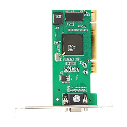 Jectse Carte Graphique PCI 8 Mo, VGA, 32 Bits, Prise en Charge Multi-écrans pour Ordinateurs de Bureau, Compatible avec Le Système de Chansons VOD
