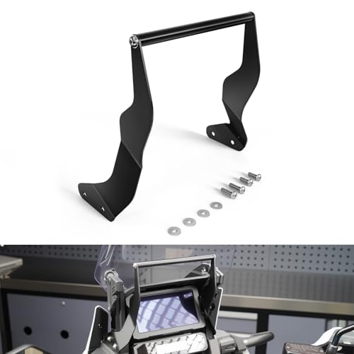 NICECNC Navigationshalterung Schwarz Kompatibel mit CRF1100L Africa Twin 2020-2025, CRF1100L Africa Twin Adventure Sports 2020-2025