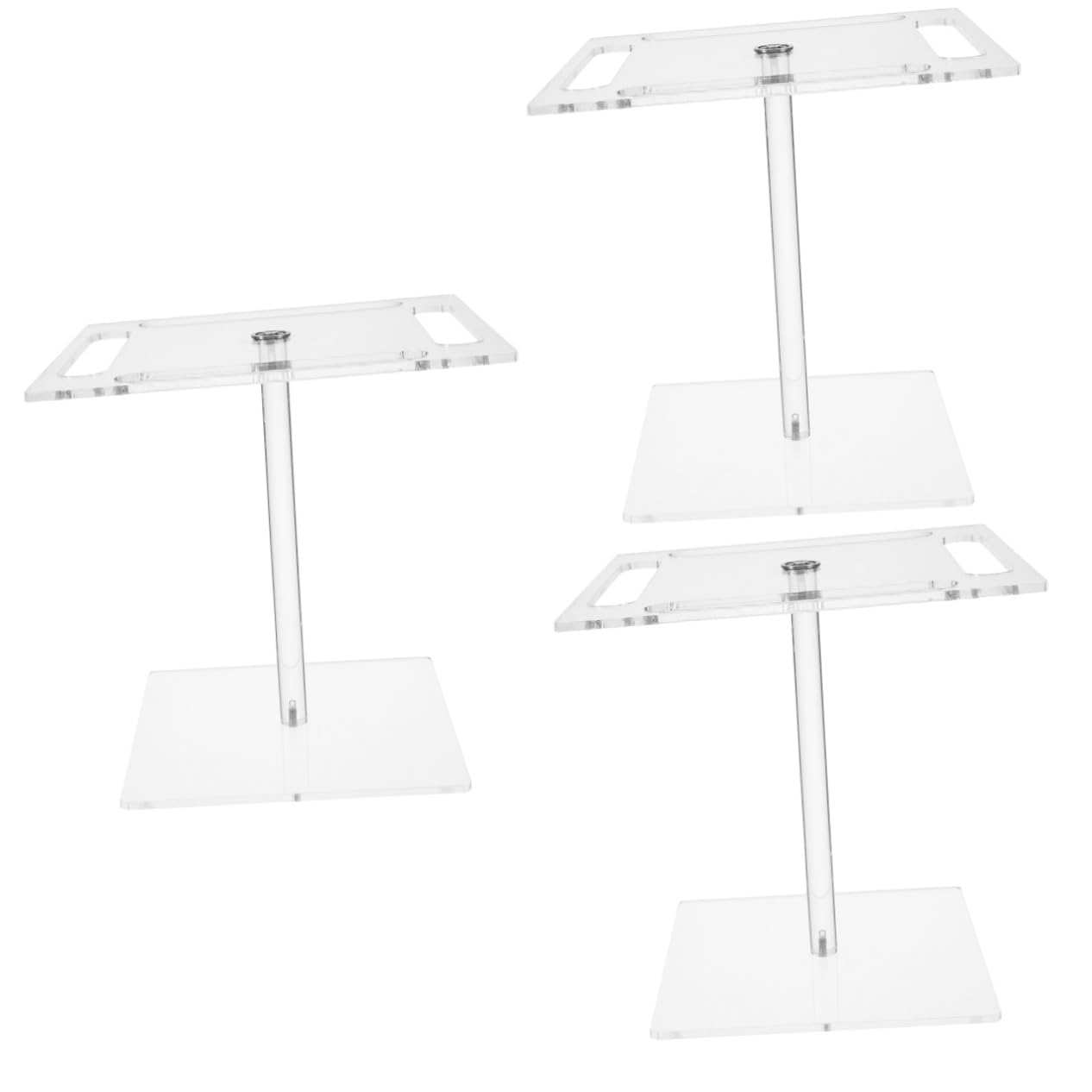 IMIKEYA 3st Brillenregal Brillengestell Drehbarer Brillenständer Sonnenbrillen-organizer Sonnenbrillenständer Brillenhalter Sonnenbrillen-aufbewahrungsregal Brillen Organizer Acryl