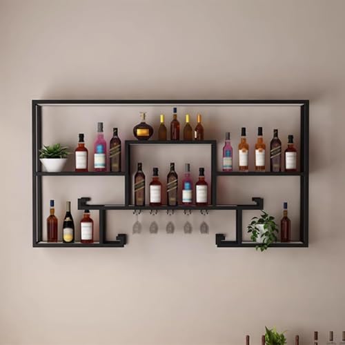 Casier à vin mural moderne pour optimiser l'espace et ranger vos verres
