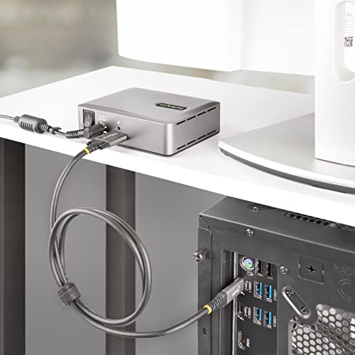 Startech.Com Hub Usb C 3.0 A 7 Porte - 5X USB-A + 2X USB-C - Autoalimentato Con Alimentatore Da 65W - Hub Usb 3.1 10Gbps - Multipresa Usb Type-C Con Cavo Certificato USB-IF Da 1M (10G5A2CS-USB-C-HUB) - 10