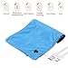 TOOCABEAR USB Portable Heating Pad for Back, Travel Heating Pad for Car Indoor Outdoor Heat Blanket for Women, 3 Heat Settings & Auto Shut Off (Blue,23.6”x11.8')