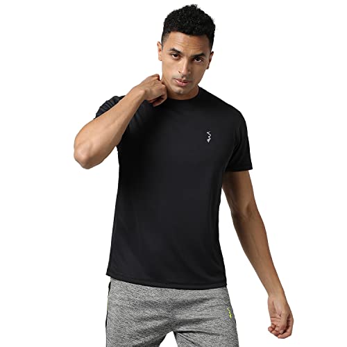 Image of Campus Sutra Men's Polyester Regular Fit T-Shirt