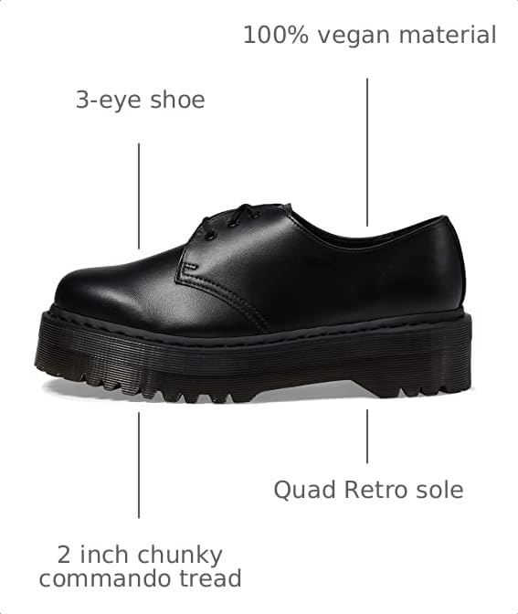 Image of Dr. Martens Unisex-Adult V 1461 Quad Mono