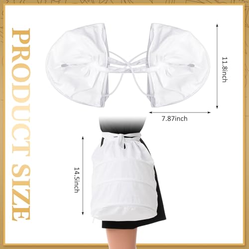 Hercicy Women Petticoat Victorian Dress Bustle Cage Skirt Under Dress Pannier Petticoat for Rococo Victorian Prom Evening2