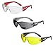 Produktbild voltX 3 x GRAFTER BIFOKALE (GEMISCHT: 1x Klar 1x Gelb 1x Rauchgrau +2.0 Dioptrie) Leichtgewichts Industrie Lesen Schutzbrille, Sportbrille für Radler Safety Bifocal Glasses