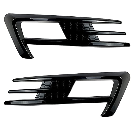 ➤100% nuovo di zecca. DTSYHSD Ricambi Auto Modifica Esterna per VW Golf 7 2013-2016: Paraurti Anteriore Circonda Presa d\'Aria Anteriore Spoiler Decorazione in Nero Lucido con Modello in Fibra di Carbonio in ABS
