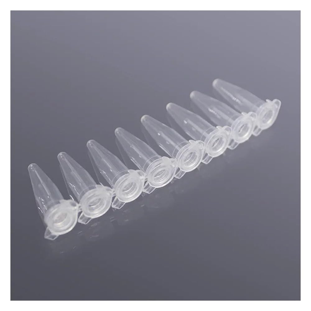 Otto provette con coperchio piatto collegato, da 0,2 ml e strisce, 120 file/cartone PST-0208-AFT-C Attrezzature da laboratorio