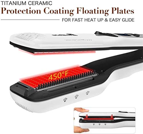Plancha de Pelo Profesional con Emisión de Vapor Blanca miniatura 4