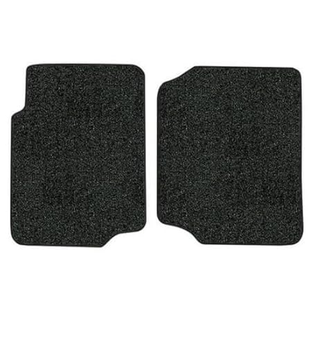 Part Synergy Replacement for 1976-1986 Jeep CJ7 Floor Mat Front Row (FM166F) 801 Black Cutpile - Exact Fit - Without Logo