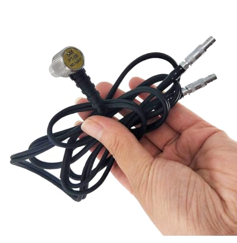 Sonda de Medidor de Espesor Ultrasónico con Revestimiento, Frecuencia 5MHz, Rango 1-100.0mm, Diámetro de Cristal 8mm, Compatible con la Serie UM