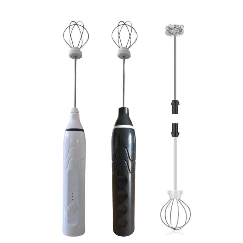 - Mini Mixer USB Recarregável Misturador de Bebidas, Espumador de Leite e Batedor de Ovos