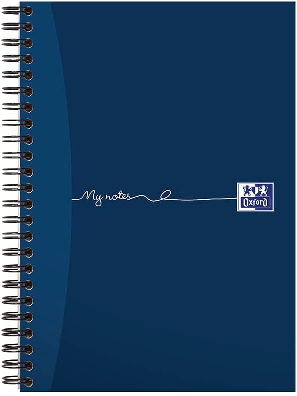 Oxord My Notes A5 Card Cover Wirebound Notebook, Ruled and Perforated, 200 Page, 1 Notebook