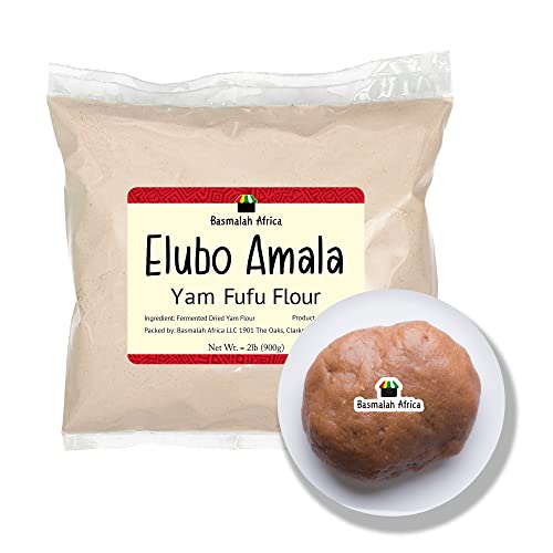 Basmalah Africa Pounded Yam Flour, Fufu Foufou Flour, Fufu Powder, Fufu